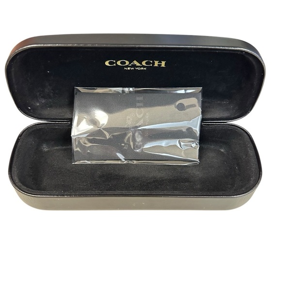 Coach Black Eyeglasses Sunglasses Case Only‎ OS No Glasses Included - Picture 9 of 10